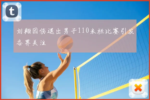 刘翔因伤退出男子110米栏比赛引发各界关注