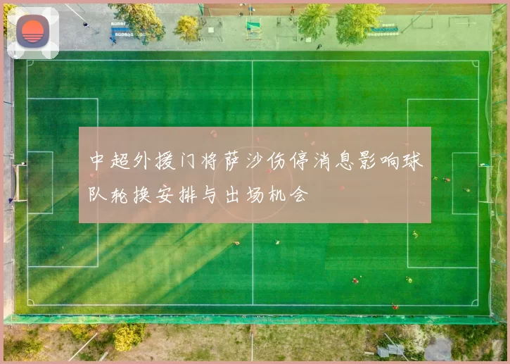 中超外援门将萨沙伤停消息影响球队轮换安排与出场机会